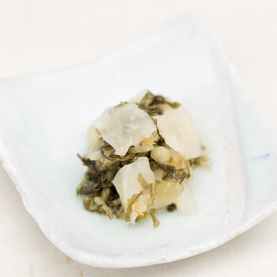 京の味詰合せ。しば漬2種と刻みすぐき、京都産筍のしぐれ煮の詰合せです。