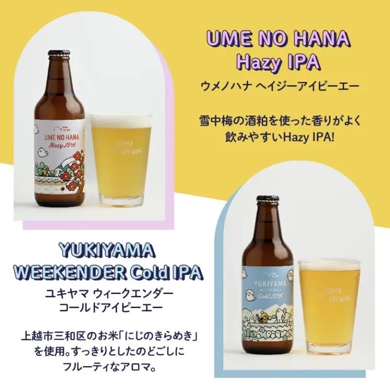 クラフトビール 飲み比べ 6本 セット 新潟県上越市 330ml 定番4種から3種×2本 工場直送 ビール 飲み比べ 選べる オタマブルーイング