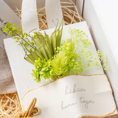 ふるさと納税 富良野市 【ギフト】フラワー アレンジメント 2種3点セット(グリーン)〈 ラベンダー の香りポプリ付〉 |  | 02