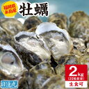 【ふるさと納税】福岡県糸島産 殻付き牡蠣 生食可 2kg(25粒前後) 糸島市 / 日進丸 牡蛎 カキ [AWA005-7] 12000円