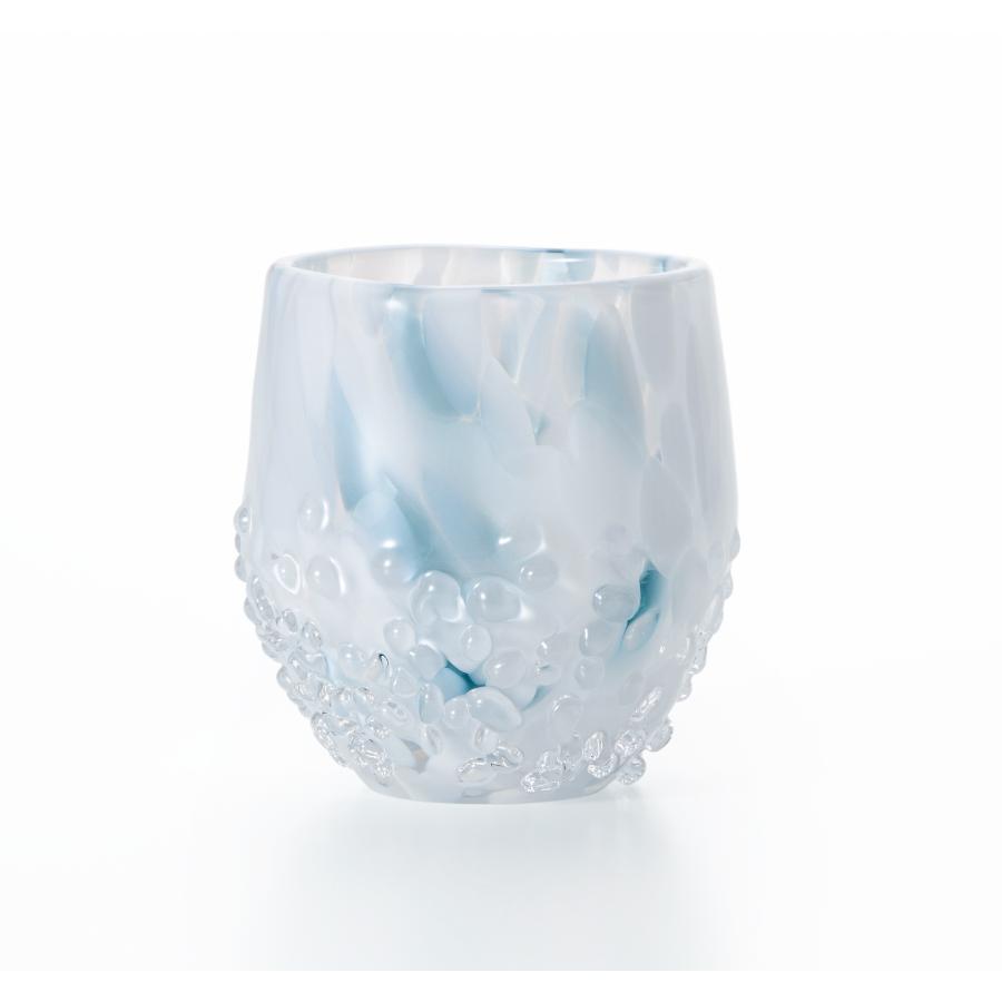 ＜津軽びいどろ＞盃12か月コレクション【1月】雪見