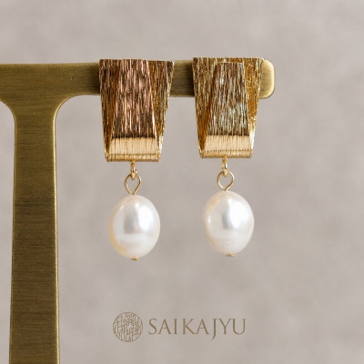 
                  淡水パールピアス「永遠」ゴールド【1733913】
                