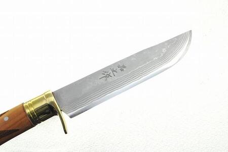 土佐鍛山桜剣鉈「桜吹雪」６寸