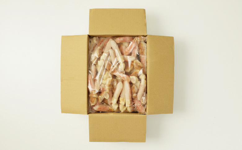 生食用本ズワイガニ爪下棒肉ポーション600g A-11221