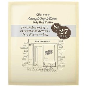 山本珈琲 エブリデイブレンド ドリップバッグコーヒー (8g×27P)×6袋入【1616748】