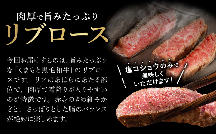 くまもと黒毛和牛・リブロース約500g《60日以内に出荷予定(土日祝除く)》