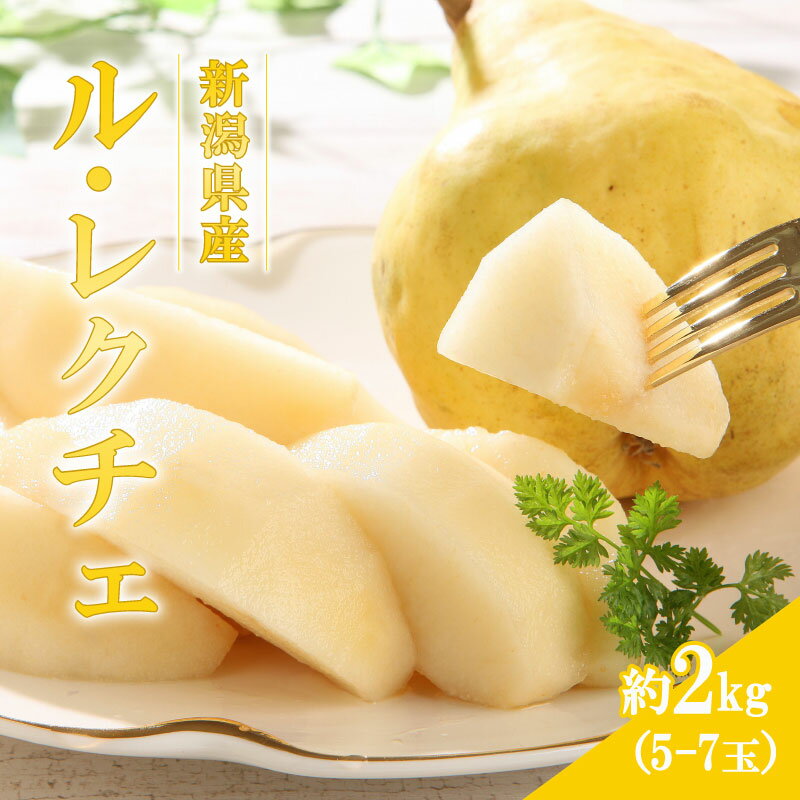 【ふるさと納税】 洋梨 ル・レクチェ 5〜7玉 2025年産 先行予約 12月発送 【 新潟県 新発田市 ルレクチェ 洋梨 梨 なし 西洋梨 西洋なし 旬 果物 くだもの フルーツ 高橋農園 数量限定 期間限定 C07_01 】