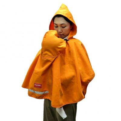 ふるさと納税 小美玉市 EVACKiDS　避難用フード付きポンチョ　オレンジ |  | 01