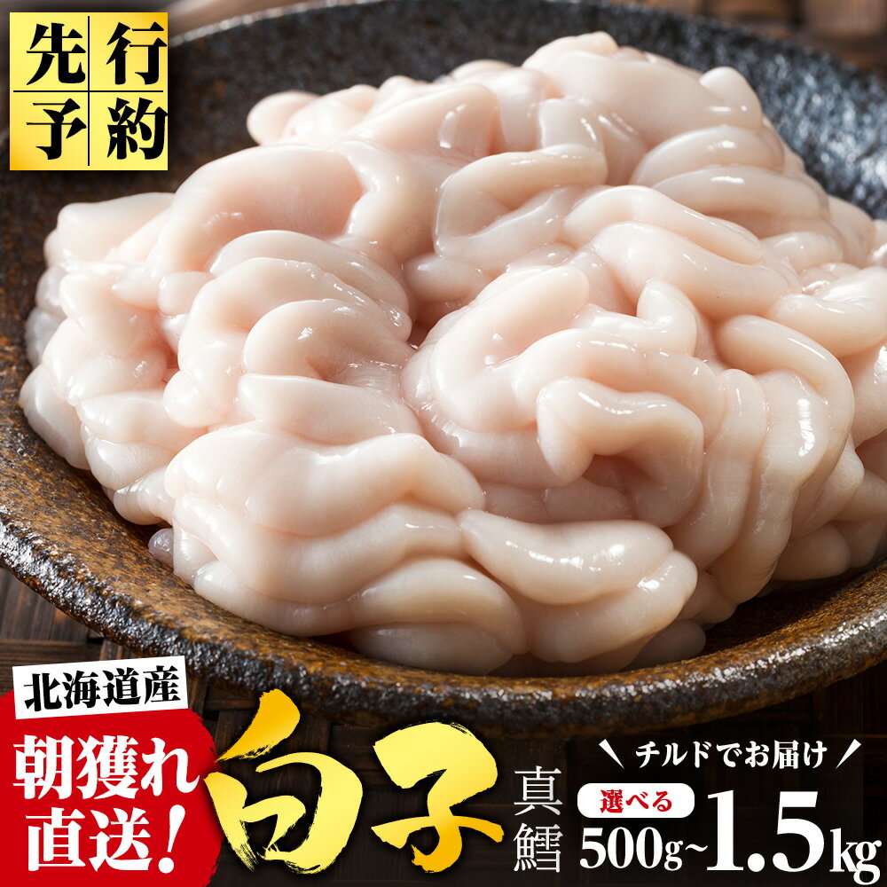 【ふるさと納税】【2026年1月以降発送】【先行予約】旬の時期にチルドでお届け!北海道産白子(真鱈) 選べる500g～1.5kg 真だち たち タチ 真ダチ マタラ 真たら 白子 【配送不可地域：離島・沖縄県】