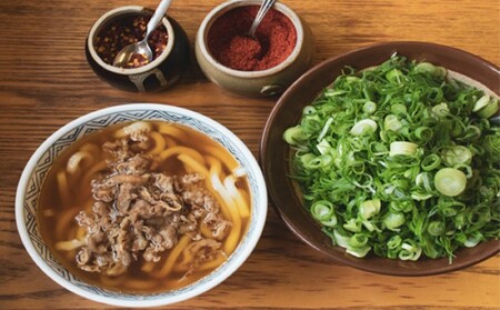 ふるさと萩の味「どんどん」の肉うどん4人前セット　｜HG000542-B