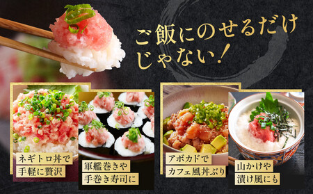 まぐろ たたき粗挽 １kg 100g×10パックセット ねぎとろ 鮪 冷凍 静岡市