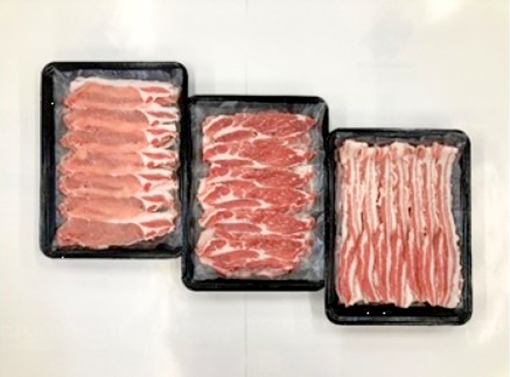 伊勢志摩パールポーク しゃぶしゃぶセット 合計 1.7kg / しゃぶしゃぶ 肉 豚肉 豚 ロース 肩ロース バラ セット 詰め合わせ 食べ比べ  国産 鍋 三重県 志摩市 伊勢 志摩 20000円 