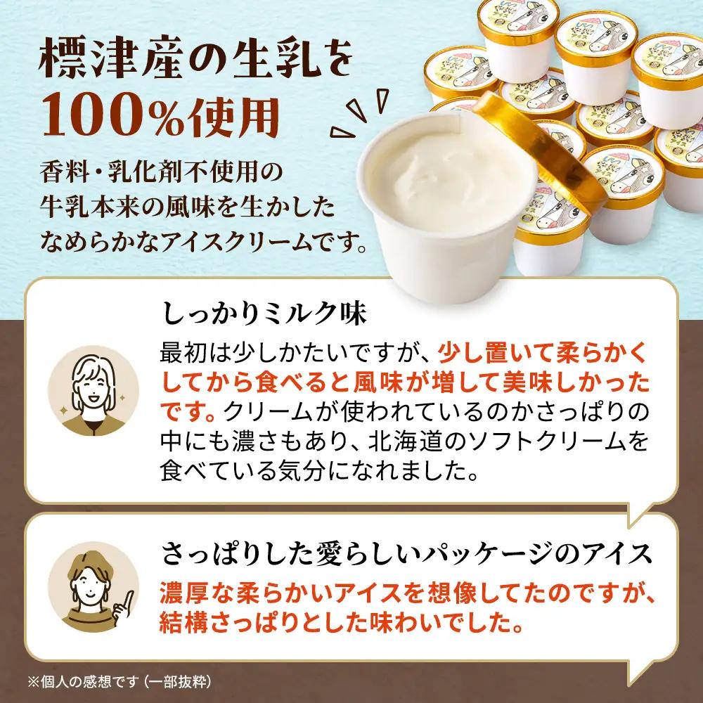 しべつ牛乳アイス6個 北海道 アイスクリーム 無添加 詰め合わせ【配送不可地域：離島】【AE022】