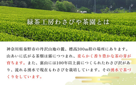 緑茶 緑茶 丹沢銘茶 鼓野　125g 2缶　