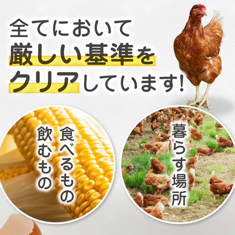 リアルオーガニック卵の定期便 18個×10回　I-502【有機卵 卵 たまご リアルオーガニック卵 有機JAS 人気 定期便 新鮮 たまごかけご飯 すき焼き 鶏卵 国産 オーガニック 玉子 贈答】