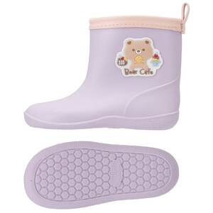 ワッペン付レインブーツ　Ｂｅａｒ　Ｃａｆｅ　16cm　672118　5-109