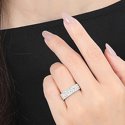 ふるさと納税 大月市 【サイズ:9号】プラチナ950 ダイヤ1.0ct パヴェ リング R639DI-P2 |  | 03