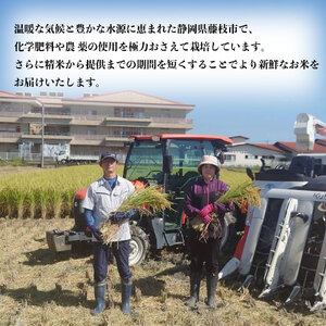 米 こしひかり 2kg 農家直送 特別栽培米 お米 精米 静岡県 藤枝市