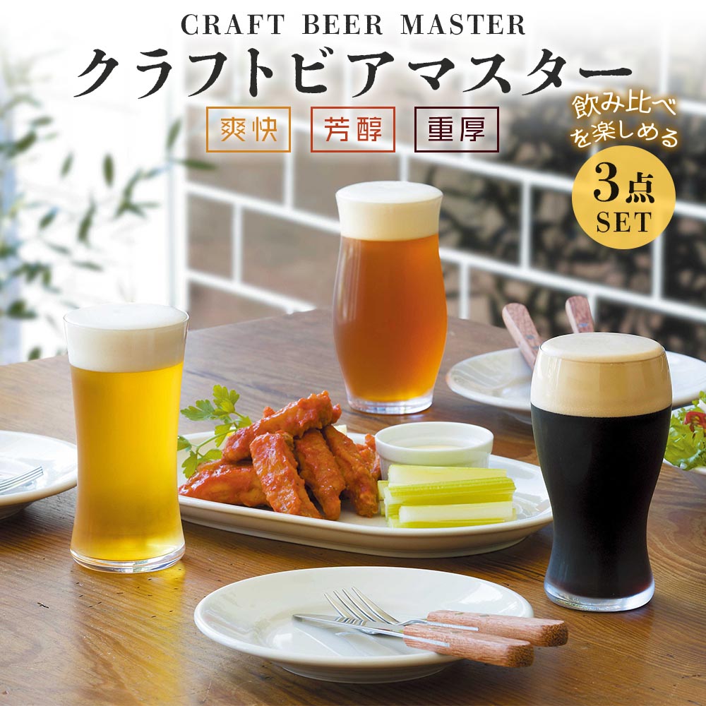 【ふるさと納税】クラフトビアマスターセット｜ビアグラス ガラス コップ アデリア 食器 [0711]