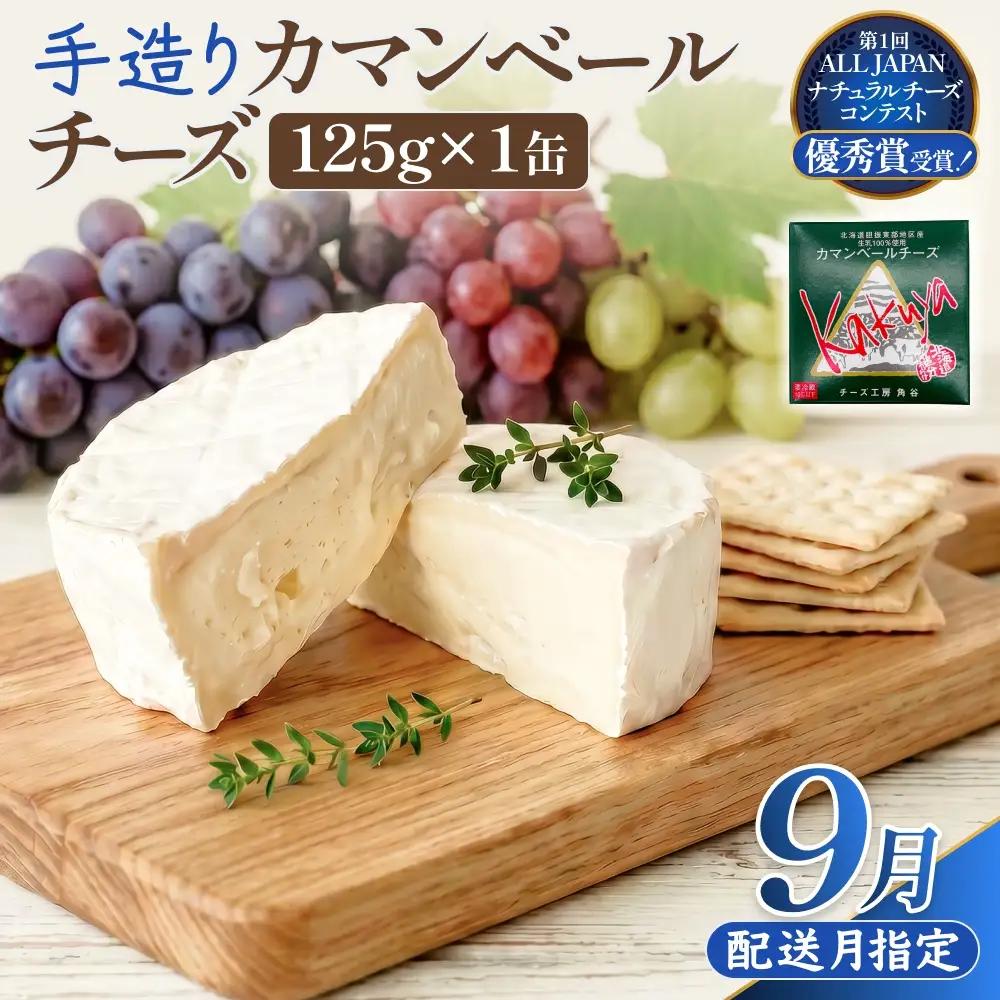 【9月配送】 カマンベールチーズ 1個 缶タイプ チーズ工房角谷 KAKUYA カマンベール 配送月指定