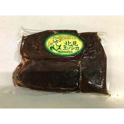 ふるさと納税 北見市 北見エゾシカ熟成(ドライエイジング)内モモステーキ　345g以上×1パック |  | 02