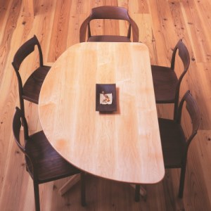 No.662 【家具蔵】テーブル ビオス 1650（Rタイプ）  チェリー材