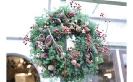 tsumugi2025クリスマスリース RED L