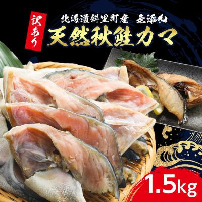 
            ＜訳あり＞北海道斜里町産　天然秋鮭カマ 1.5kg＜無添加＞【1507539】
          