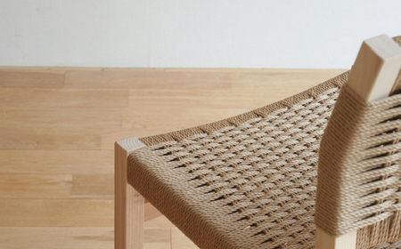 対馬ヒノキ ダイニングチェア ( ベージュ )【家具製作所kiiro】  チェア 椅子 家具 ヒノキ いす イス リビング ダイニング インテリア  [WAL016]