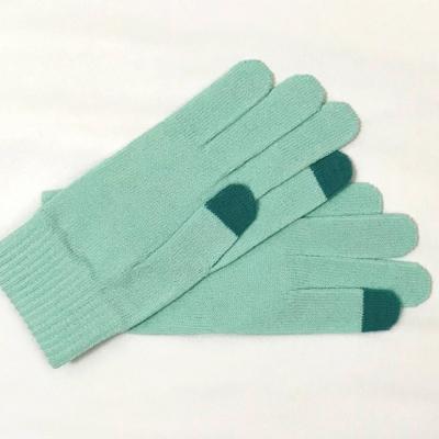 ふるさと納税 泉大津市 泉大津産　和紙糸ニットハンドマスク　左右1組(Mサイズ/クールミント)