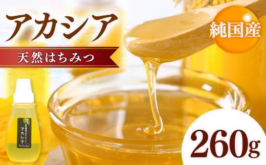 国産 アカシアはちみつ 260g | 養蜂家 齊藤兄弟 Bee concierge ビーコンシェルジュ はちみつ 蜂蜜 ハチミツ 国産蜂蜜 アカシア蜂蜜 新鮮 国産 千葉県 君津市 君津 きみつ