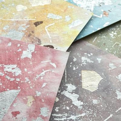 ふるさと納税 中野市 箔ポストカード　5枚選-1 |  | 02