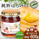 【ふるさと納税】東神楽産採れたまんまの純粋はちみつ 選べる260g～600g【9月採密】オオハンゴンソウ・イタドリ etc.はちみつ ハチミツ 蜂蜜 国産 非加熱 完熟 調味料 ハニー 純粋 東神楽ふるさと納税 北海道ふるさと納税