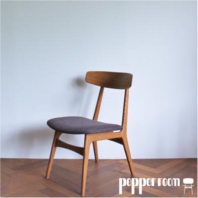 ふるさと納税 小野市 ダイニングチェア 01 オーク グレーブラウン