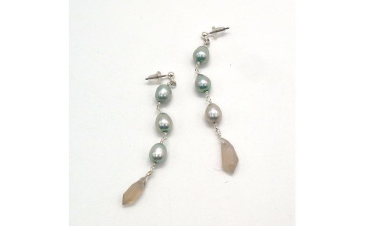 
                  CE-P-1 【CERCA】淡水パール＆天然石 ピアス［ パール ピアス  フォーマル アクセサリー 人気 おすすめ ギフト プレゼント 通販 送料無料 ふるさと納税 ］
                