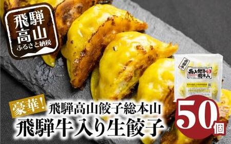 華！ 飛騨餃子 ファミリーパック 50個入り ＜ 生冷凍餃子 ・ 簡易包装 ＞ FN004｜ギョーザ 餃子