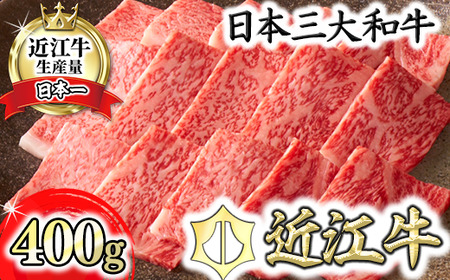 【4等級以上】【カネ吉山本】近江牛[吟] 焼肉用 サーロイン【400g】【Y041U】