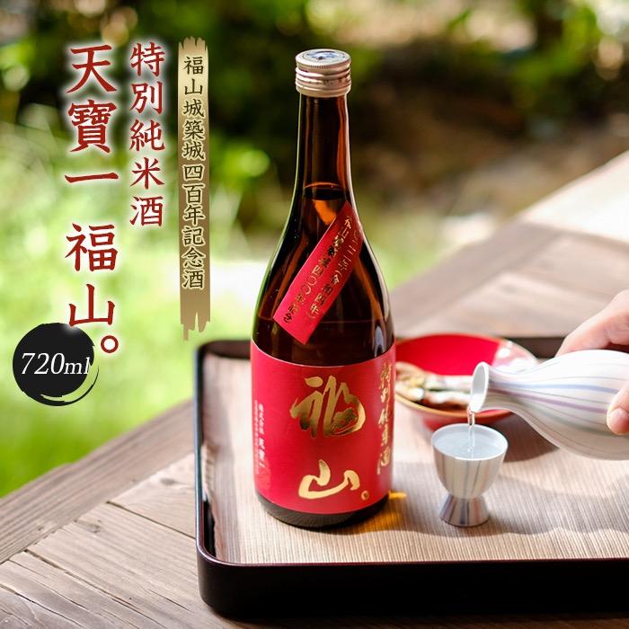 【ふるさと納税】福山城築城四百年記念酒『天寶一 福山。』 特別純米酒 (720mL) 広島県福山市/株式会社酒商山田 日本酒 酒 純米酒 アルコール 贈り物 ギフト 記念 贈答 城 福山城 ギフト 蔵元 天寶一 日本酒【BAFR005】