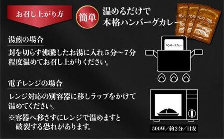 飛騨牛入りハンバーグが入ったレトルトカレー 3食 飛騨高山牧場 HG005|高山市 レトルトカレー