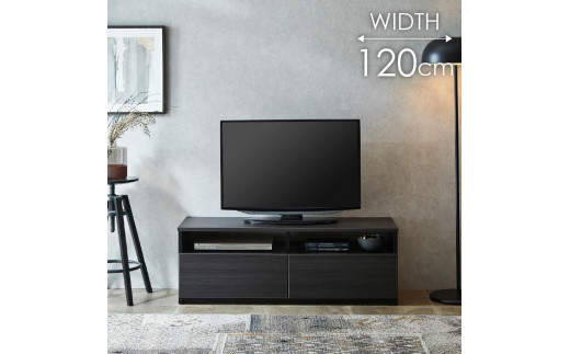 テレビボード  【リノア 120】 ヒッコリーメテオ