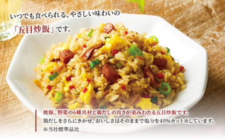 味の素冷凍食品　五目炒飯　6袋セット 冷凍食品 炒飯 冷凍炒飯 五目炒飯 焼豚 減塩 惣菜 ご飯 冷凍 温めるだけ レンジ 電子レンジ 簡単 簡単料理 千葉市 千葉県 イオンリテール