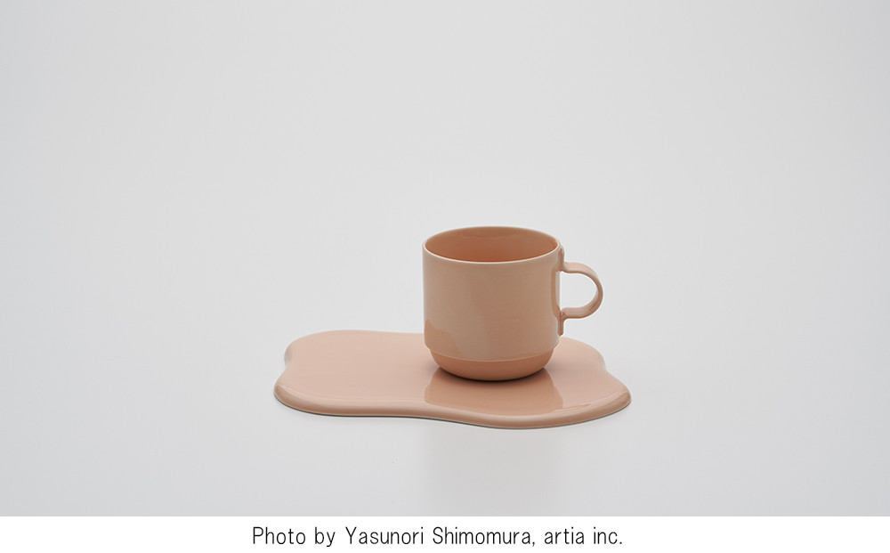 
            【有田焼】2016/ TAF Mug & Tray（Apricot） 2客セット
          