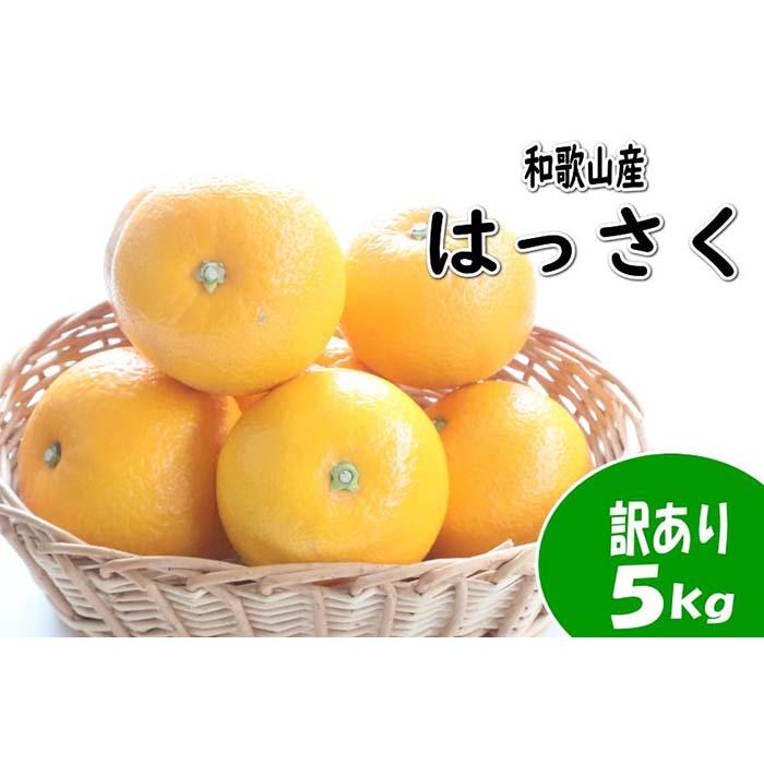 【ふるさと納税】【訳あり・ご家庭用】はっさく（八朔）約5kg 和歌山産 | フルーツ 果物 くだもの 食品 人気 おすすめ 送料無料