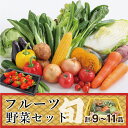 【ふるさと納税】むなかた旬のお任せ セット(野菜・フルーツ)9～11品【JAほたるの里】_HA1570 送料無料新鮮 季節 美味しい 健康 直送 採れたて フレッシュ お楽しみ