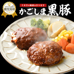 10営業日以内に発送 レンジで簡単 かごしま黒豚デミグラスハンバーグ170g×10個 レンジ調理 岡村商店 IB024-029 ハンバーグ ハンバーグ