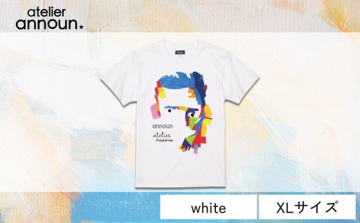 ANNOUNオリジナルTシャツ【Person T（white XLサイズ）】| Tシャツ アート アトリエ アンノウン オリジナルTシャツ 就労支援B型 クオリティー株式会社 福祉 アパレル 埼玉県 草加市