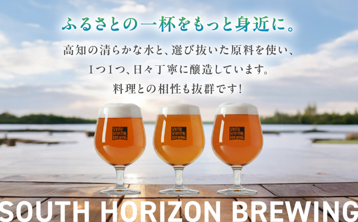 常温クラフトビール (350ml) 3種飲み比べパック (各2本) / ビール クラフトビール 麦酒 酒 飲み比べ セット 缶 ギフト 贈答用 プレゼント 【SOUTH HORIZON BREWING