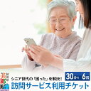 【ふるさと納税】シニア世代の「困った」を解決！訪問サービス利用チケット 3時間分（30分×6回分）