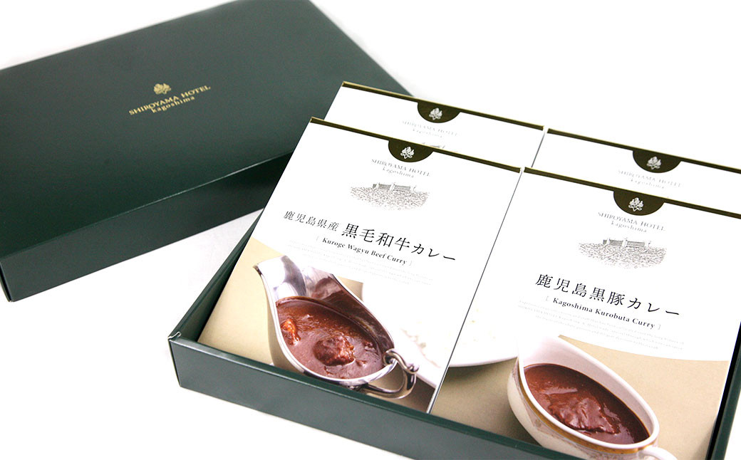 B-315 SHIROYAMA HOTEL kagoshima オリジナルカレー2種各3個　6個セット
