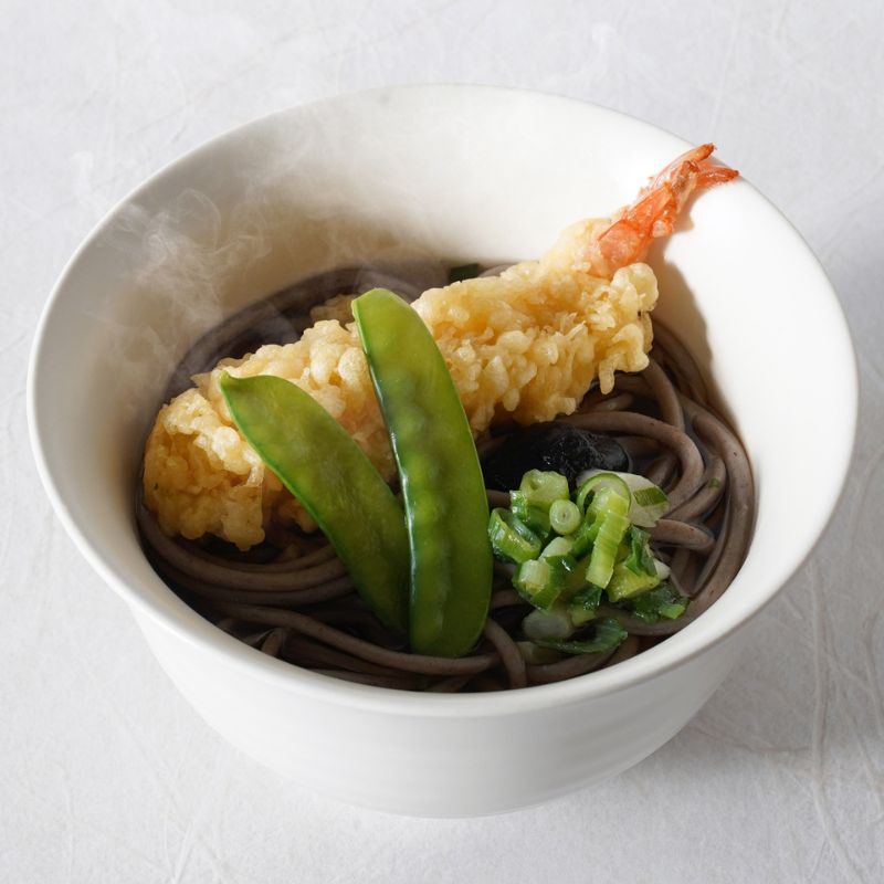 さぬき小豆島　手延冷凍調理そば6食セット（えび天２/きつね２/かきあげ２）